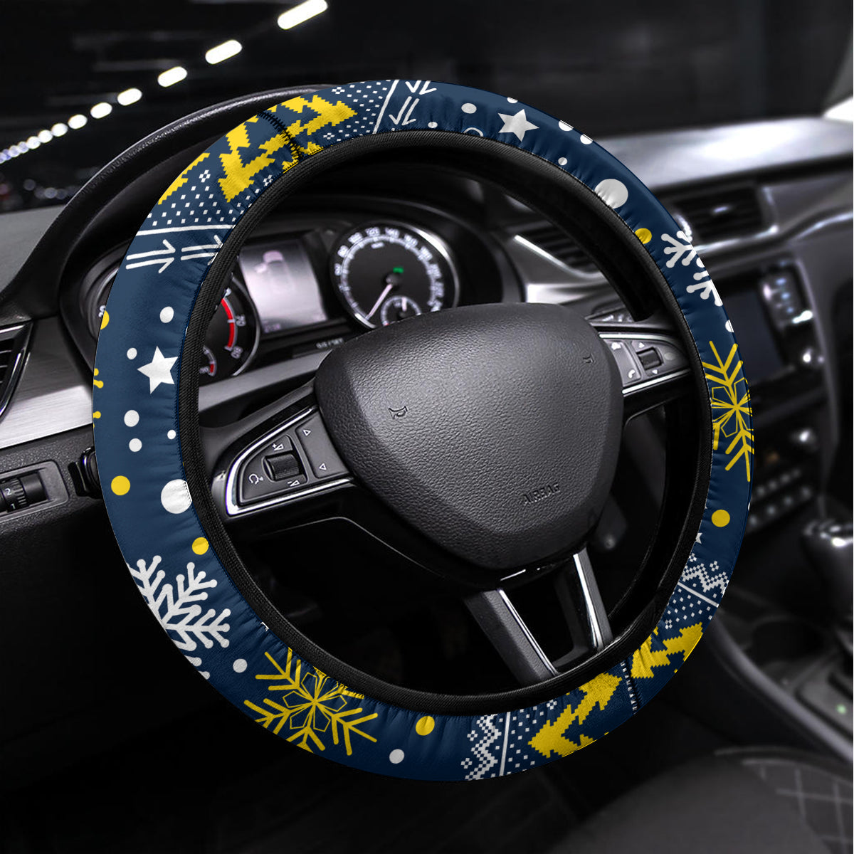 Cowboys Rugby Steering Wheel Cover Born Tough Bred Proud Christmas Vibe 2023