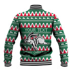 Personalised Rabbitohs Rugby Baseball Jacket Christmas Simple Vibe 2023 LT9