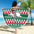 personalised-rabbitohs-rugby-beach-blanket-christmas-simple-vibe-2023