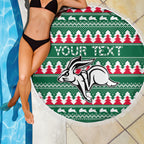 personalised-rabbitohs-rugby-beach-blanket-christmas-simple-vibe-2023