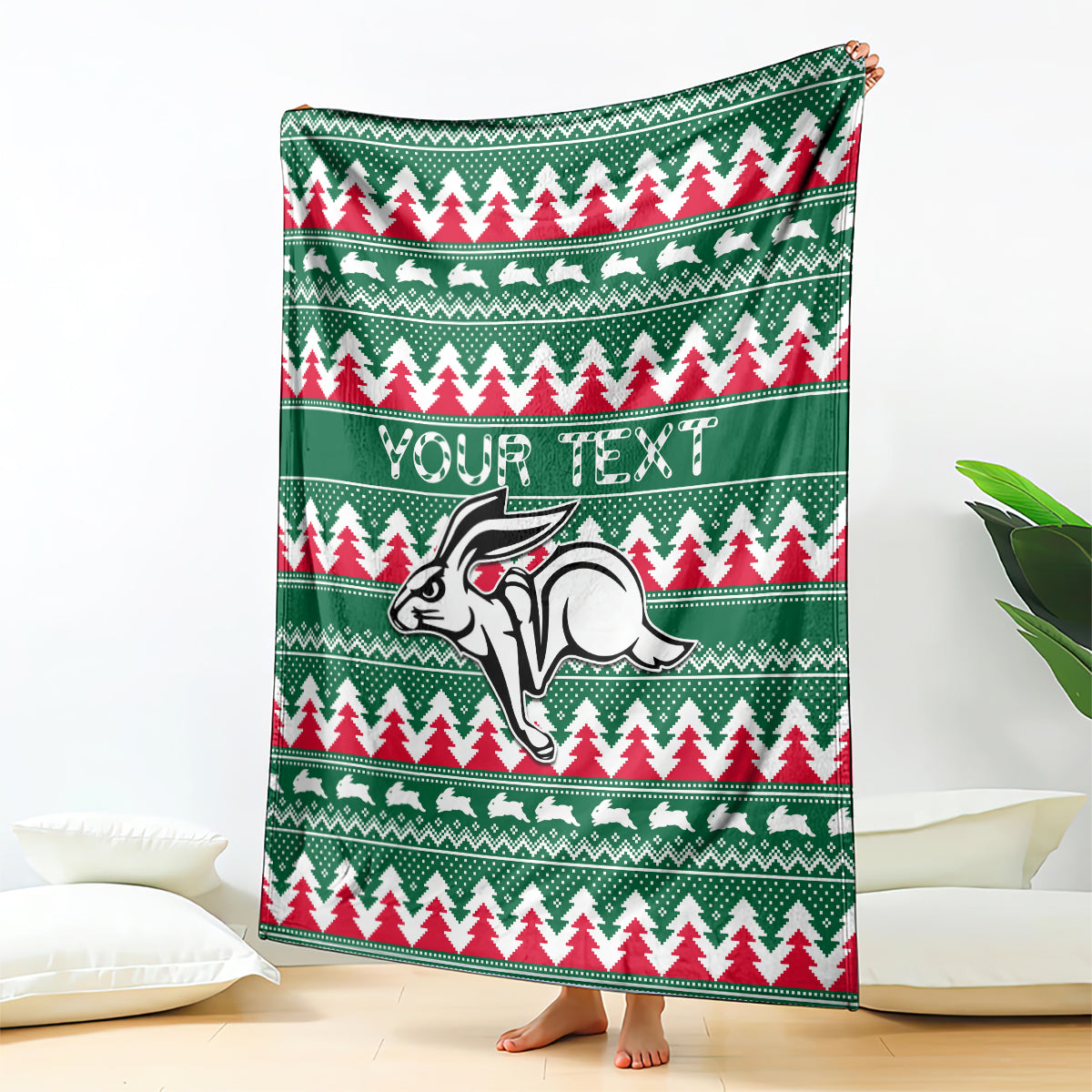 personalised-rabbitohs-rugby-blanket-christmas-simple-vibe-2023