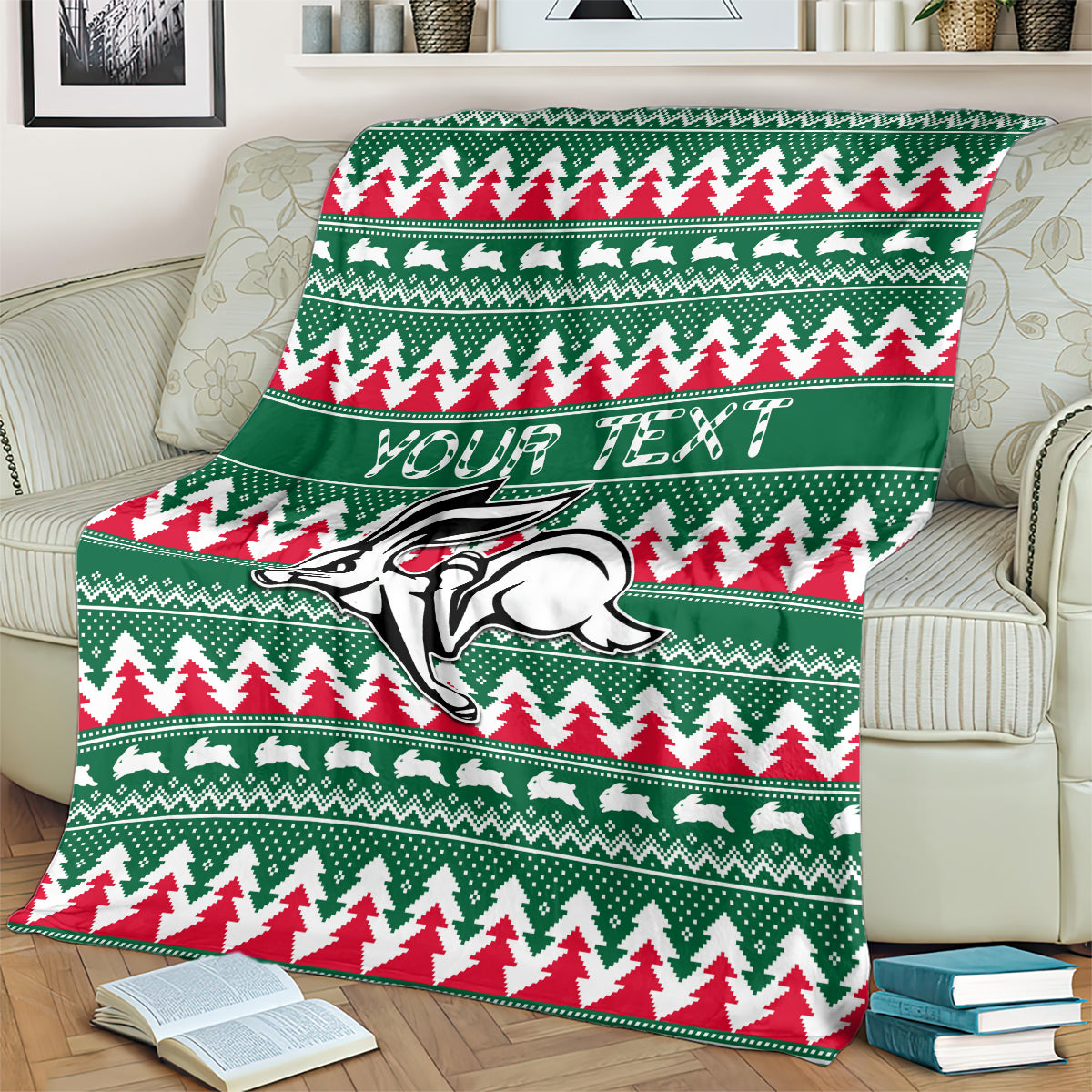 personalised-rabbitohs-rugby-blanket-christmas-simple-vibe-2023