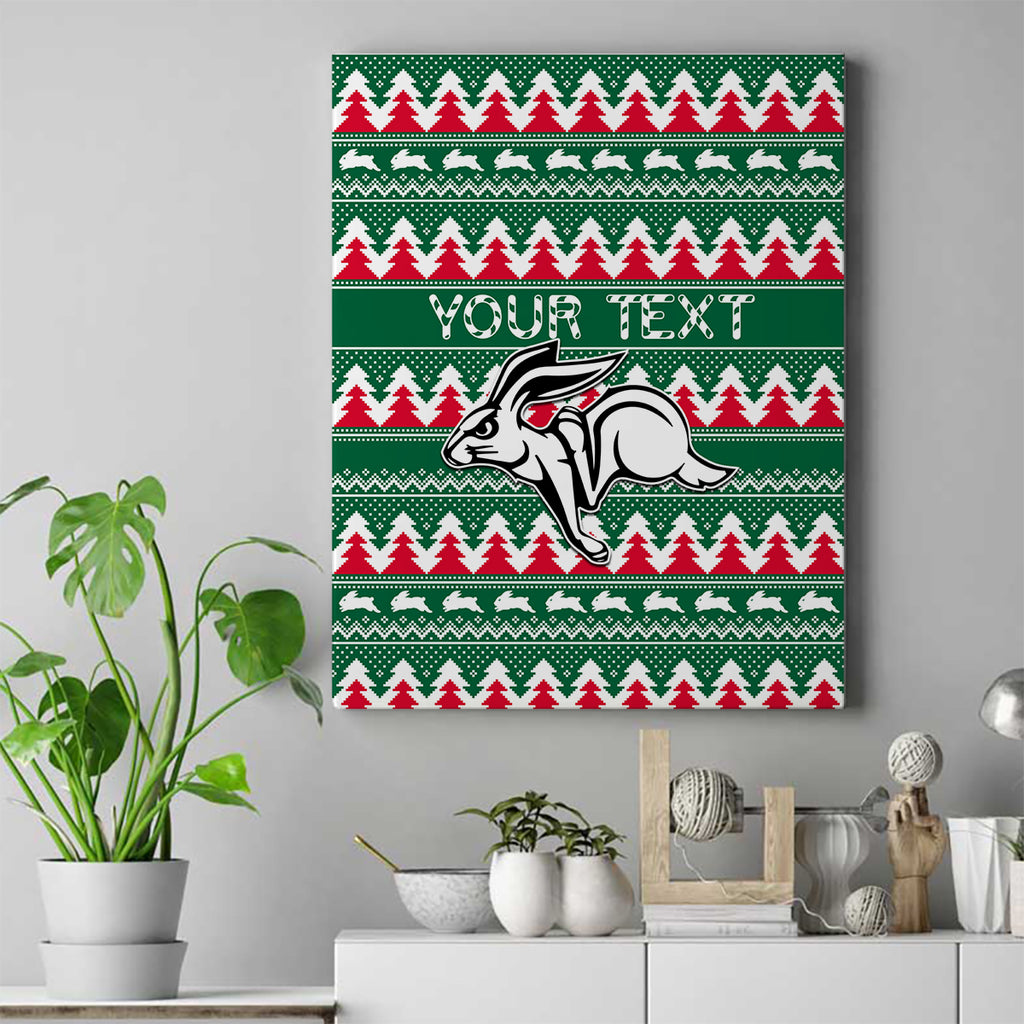 personalised-rabbitohs-rugby-canvas-wall-art-christmas-simple-vibe-2023