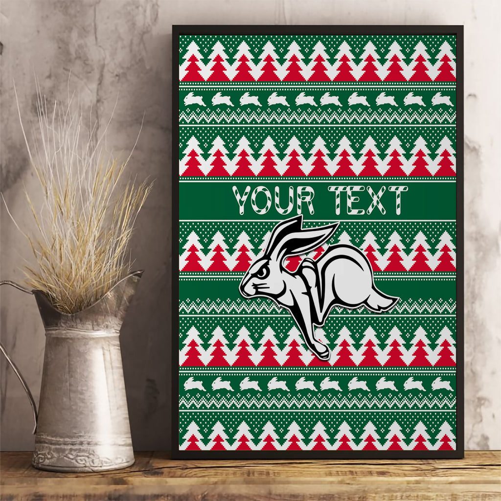 personalised-rabbitohs-rugby-canvas-wall-art-christmas-simple-vibe-2023