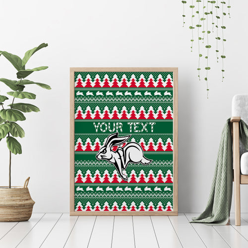 personalised-rabbitohs-rugby-canvas-wall-art-christmas-simple-vibe-2023
