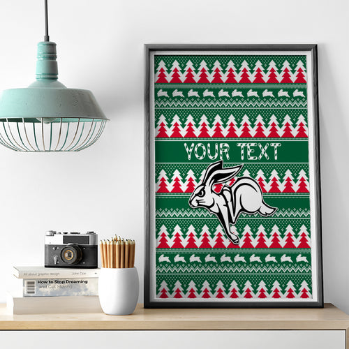 personalised-rabbitohs-rugby-canvas-wall-art-christmas-simple-vibe-2023
