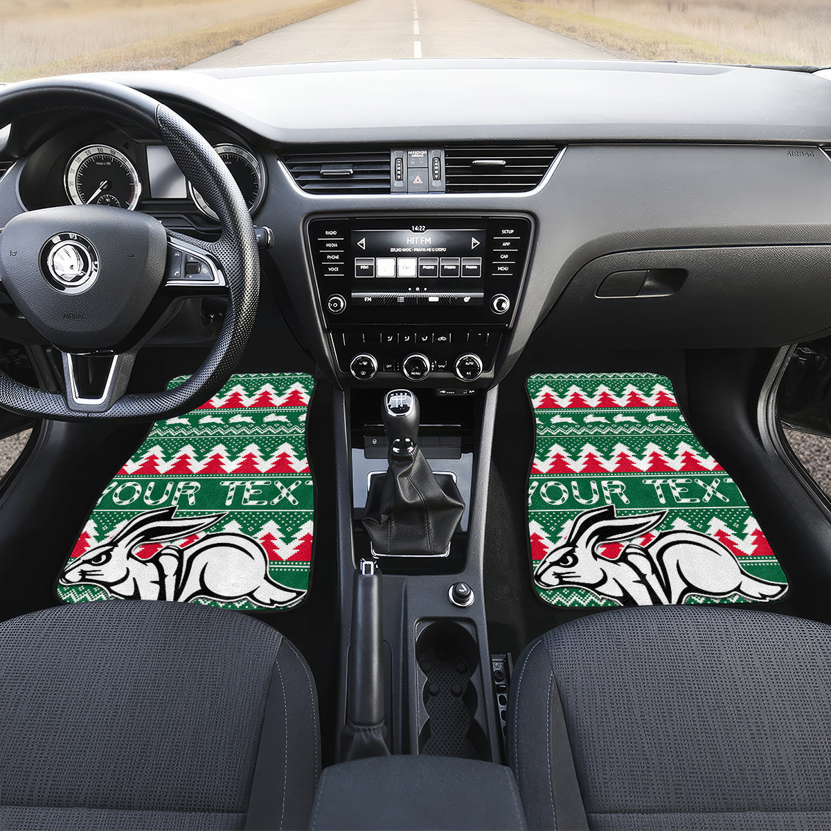 personalised-rabbitohs-rugby-car-mats-christmas-simple-vibe-2023