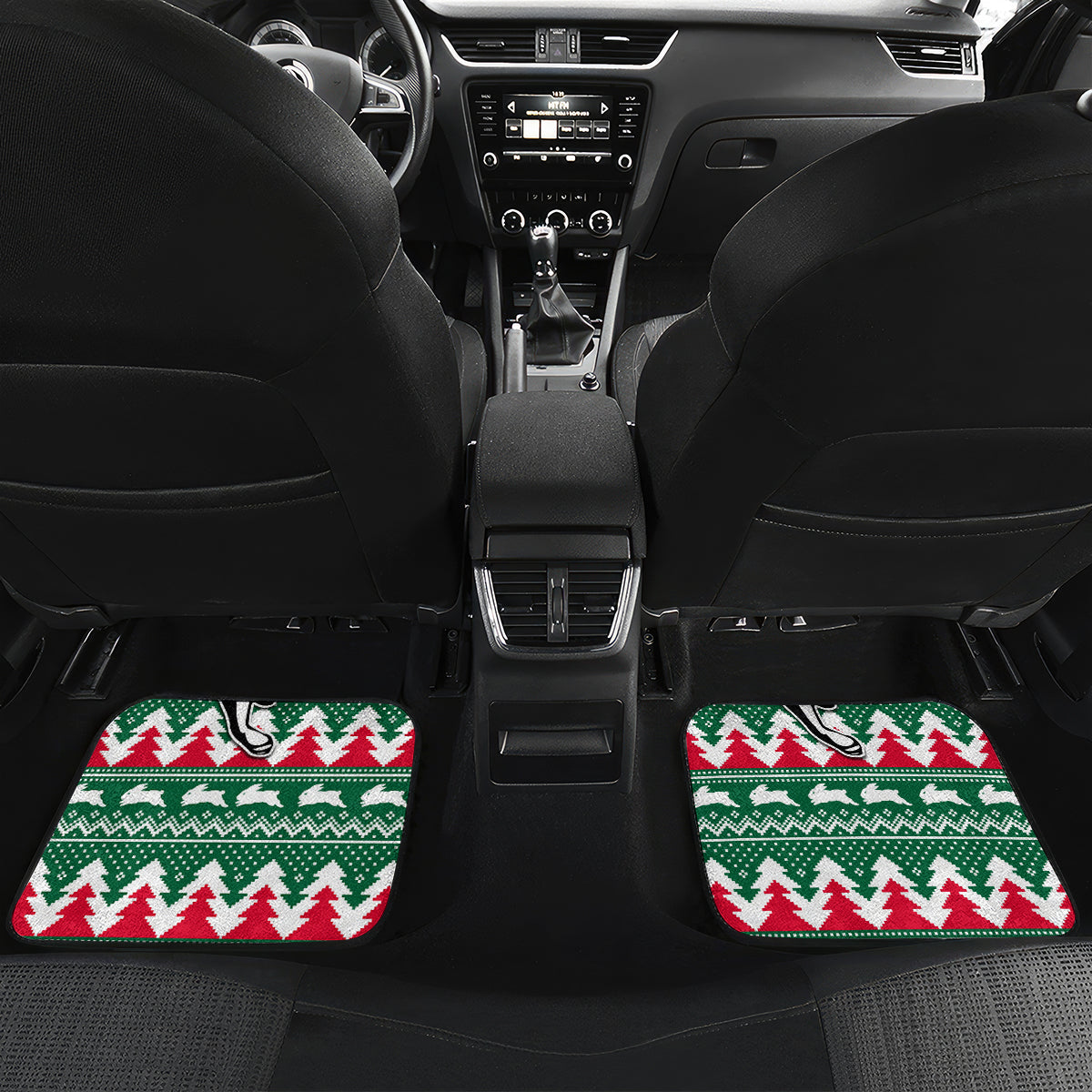personalised-rabbitohs-rugby-car-mats-christmas-simple-vibe-2023