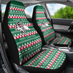 Personalised Rabbitohs Rugby Car Seat Cover Christmas Simple Vibe 2023 LT9