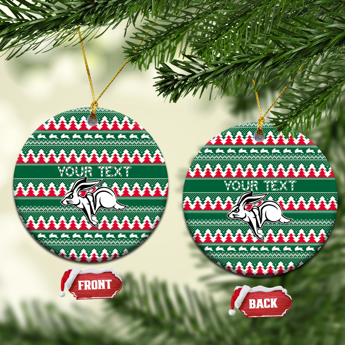 personalised-rabbitohs-rugby-ceramic-ornament-christmas-simple-vibe-2023