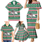 Personalised Rabbitohs Rugby Family Matching Mermaid Dress and Hawaiian Shirt Christmas Simple Vibe 2023 LT9