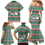 Personalised Rabbitohs Rugby Family Matching Mermaid Dress and Hawaiian Shirt Christmas Simple Vibe 2023 LT9