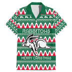 Personalised Rabbitohs Rugby Family Matching Mermaid Dress and Hawaiian Shirt Christmas Simple Vibe 2023 LT9