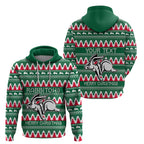 Personalised Rabbitohs Rugby Hoodie Christmas Simple Vibe 2023 LT9