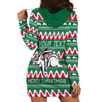Personalised Rabbitohs Rugby Hoodie Dress Christmas Simple Vibe 2023 LT9