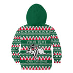 Personalised Rabbitohs Rugby Kid Hoodie Christmas Simple Vibe 2023 LT9