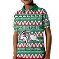 Personalised Rabbitohs Rugby Kid Polo Shirt Christmas Simple Vibe 2023 LT9