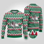 Personalised Rabbitohs Rugby Ugly Christmas Sweater Christmas Simple Vibe 2023 LT9