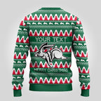 Personalised Rabbitohs Rugby Ugly Christmas Sweater Christmas Simple Vibe 2023 LT9