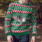 Personalised Rabbitohs Rugby Ugly Christmas Sweater Christmas Simple Vibe 2023 LT9