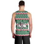 Personalised Rabbitohs Rugby Men Tank Top Christmas Simple Vibe 2023 LT9