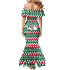 Personalised Rabbitohs Rugby Mermaid Dress Christmas Simple Vibe 2023 LT9
