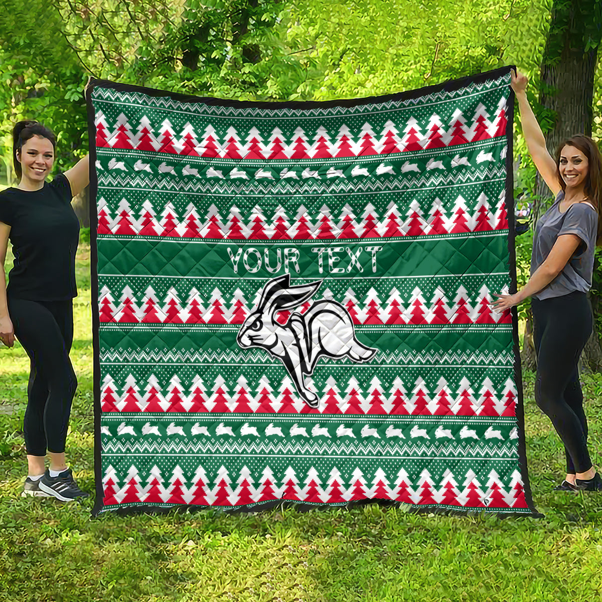 personalised-rabbitohs-rugby-quilt-christmas-simple-vibe-2023