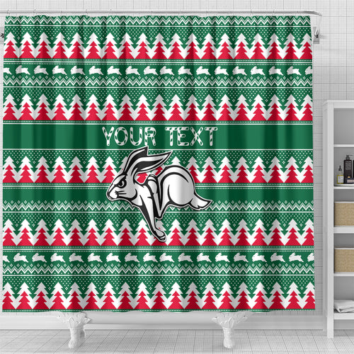 personalised-rabbitohs-rugby-shower-curtain-christmas-simple-vibe-2023