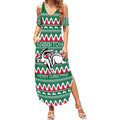 Personalised Rabbitohs Rugby Summer Maxi Dress Christmas Simple Vibe 2023 LT9