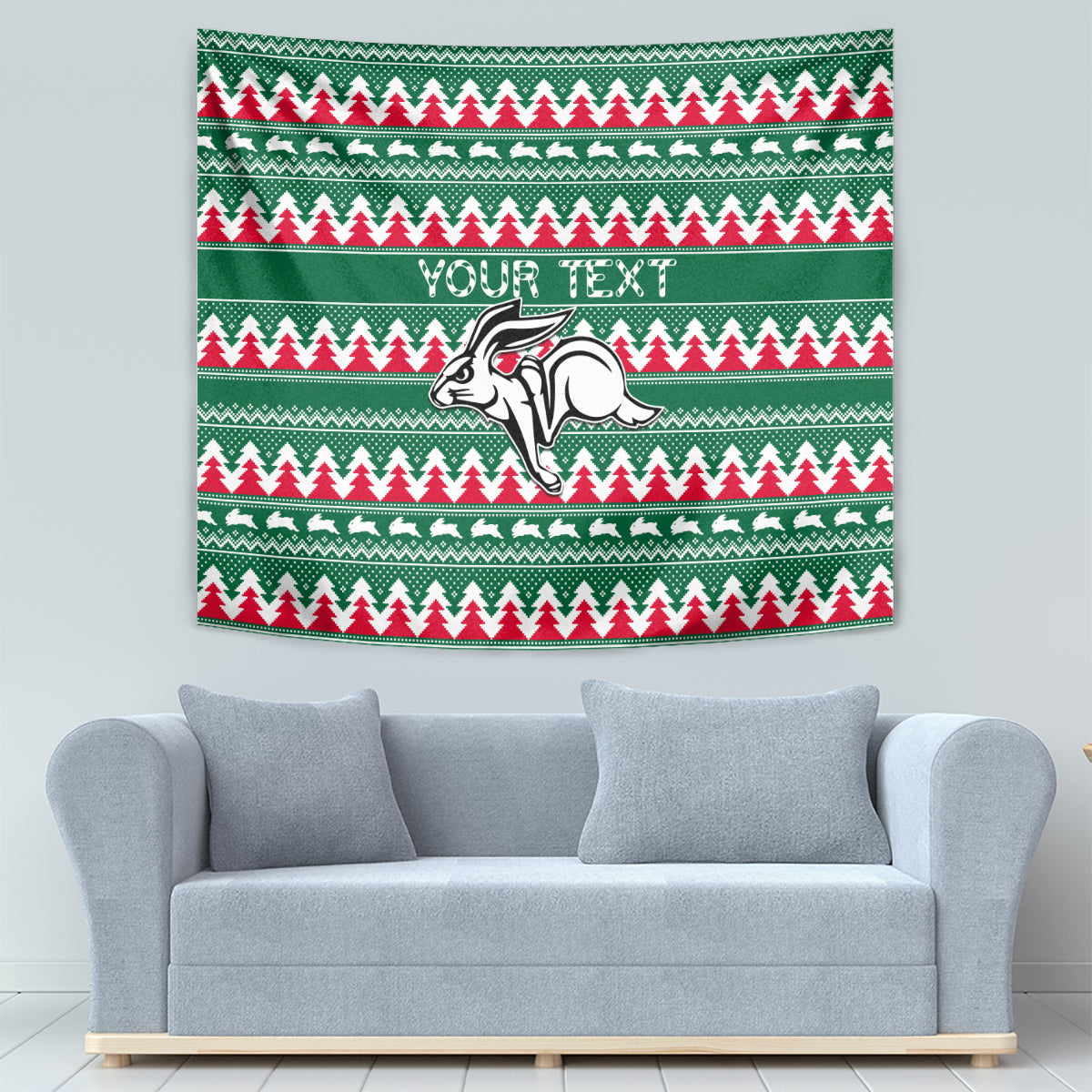 personalised-rabbitohs-rugby-tapestry-christmas-simple-vibe-2023