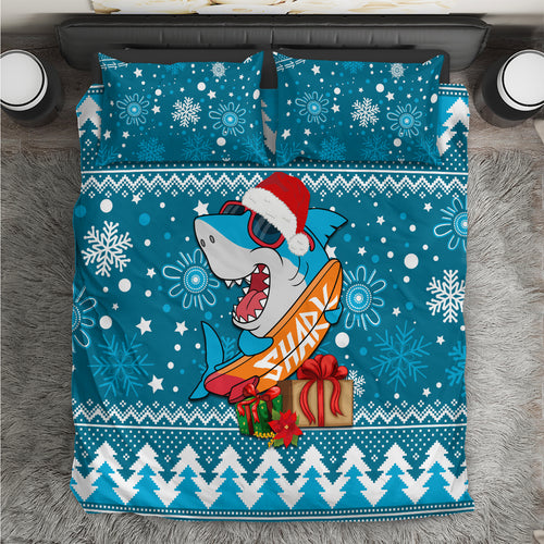 sharks-rugby-bedding-set-chirstmas-vibe-2023