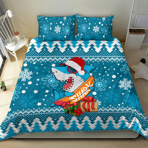 sharks-rugby-bedding-set-chirstmas-vibe-2023