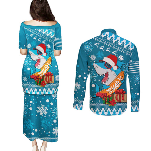 sharks-rugby-couples-matching-puletasi-dress-and-long-sleeve-button-shirt-chirstmas-vibe-2023