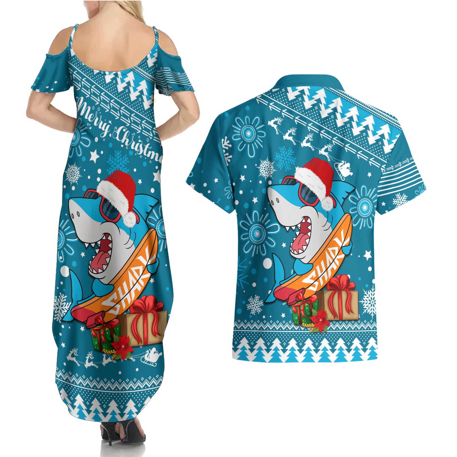 sharks-rugby-couples-matching-summer-maxi-dress-and-hawaiian-shirt-chirstmas-vibe-2023