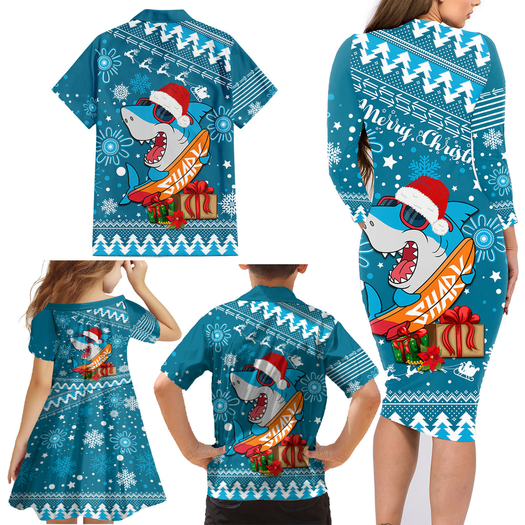 sharks-rugby-family-matching-long-sleeve-bodycon-dress-and-hawaiian-shirt-chirstmas-vibe-2023