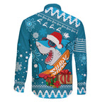 sharks-rugby-family-matching-off-shoulder-maxi-dress-and-hawaiian-shirt-chirstmas-vibe-2023