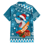 sharks-rugby-family-matching-off-shoulder-short-dress-and-hawaiian-shirt-chirstmas-vibe-2023