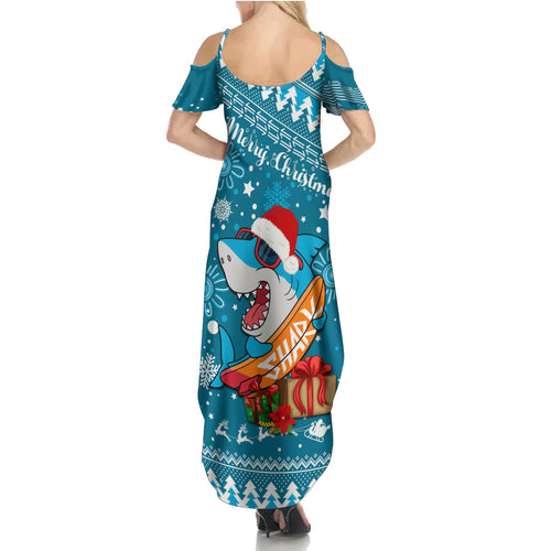 sharks-rugby-family-matching-summer-maxi-dress-and-hawaiian-shirt-chirstmas-vibe-2023