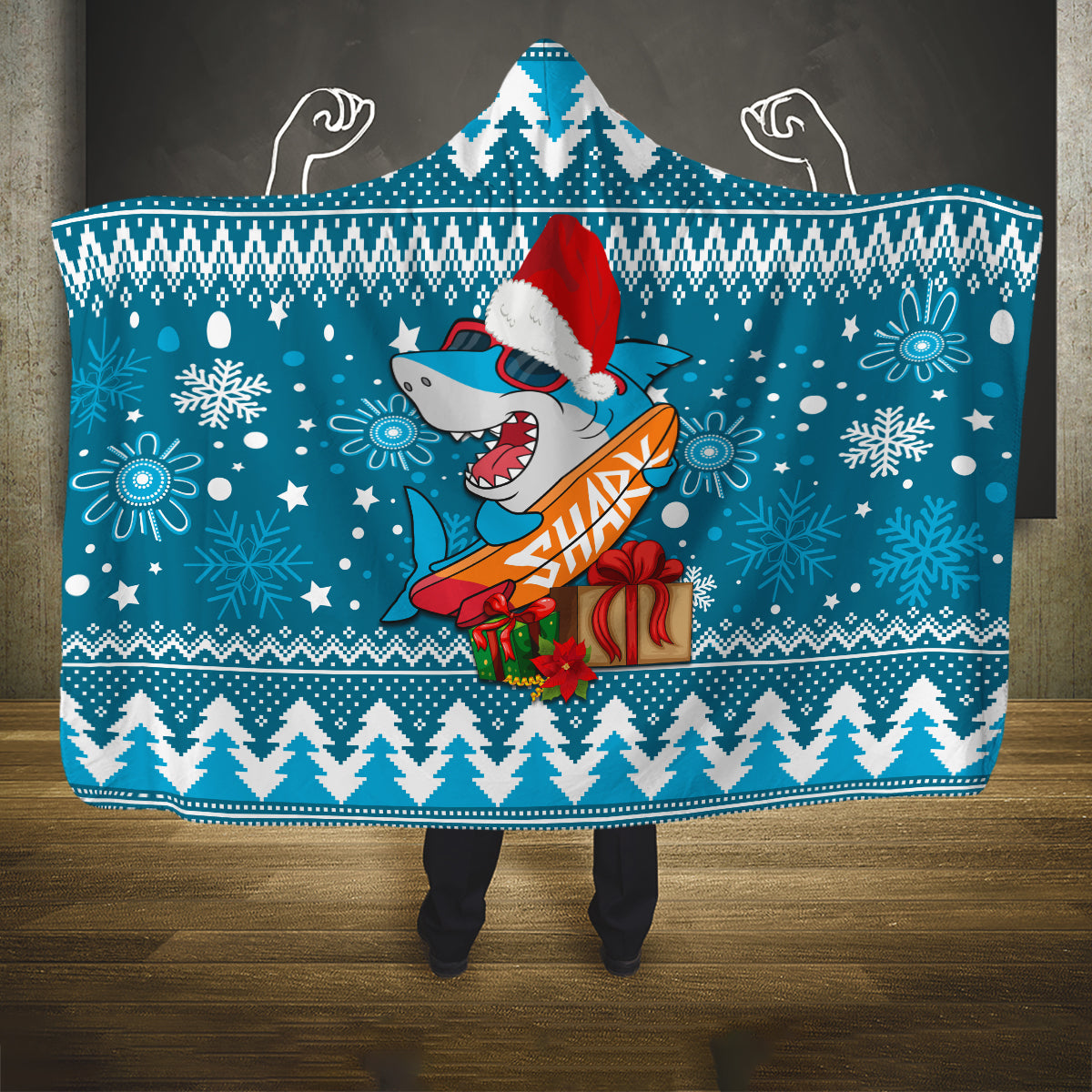 sharks-rugby-hooded-blanket-chirstmas-vibe-2023