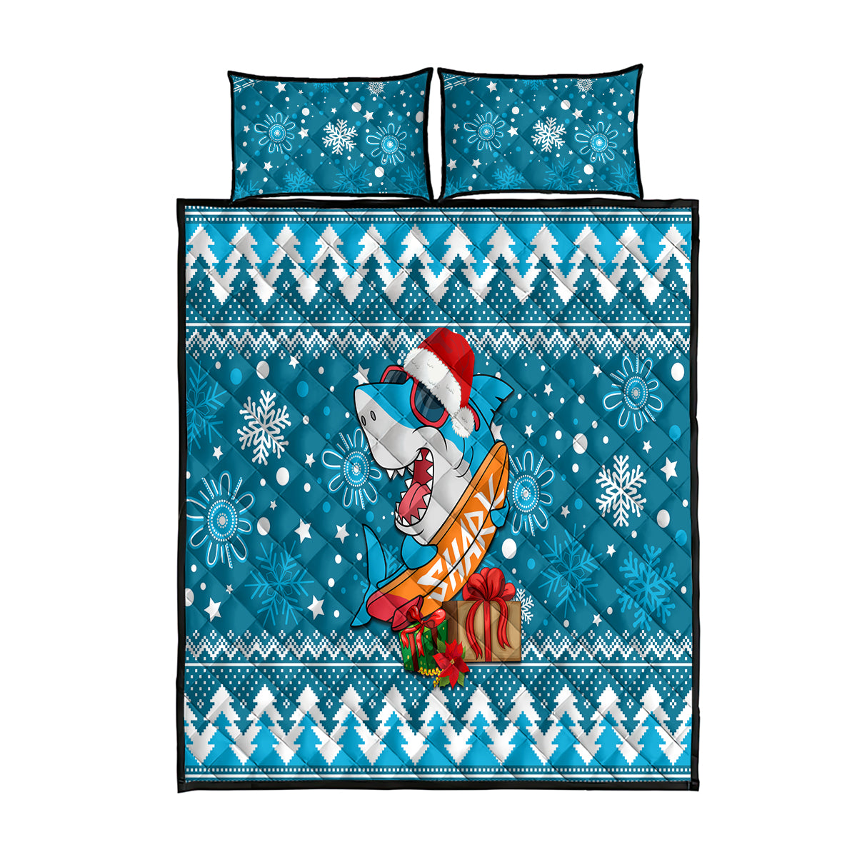 sharks-rugby-quilt-bed-set-chirstmas-vibe-2023
