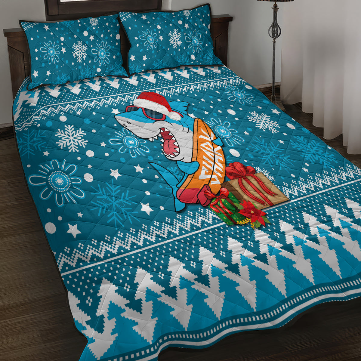 sharks-rugby-quilt-bed-set-chirstmas-vibe-2023