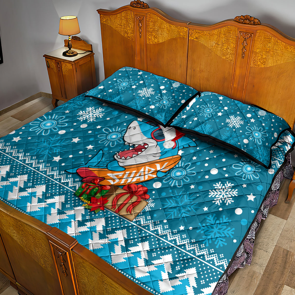 sharks-rugby-quilt-bed-set-chirstmas-vibe-2023