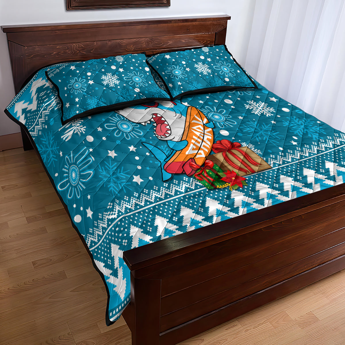sharks-rugby-quilt-bed-set-chirstmas-vibe-2023