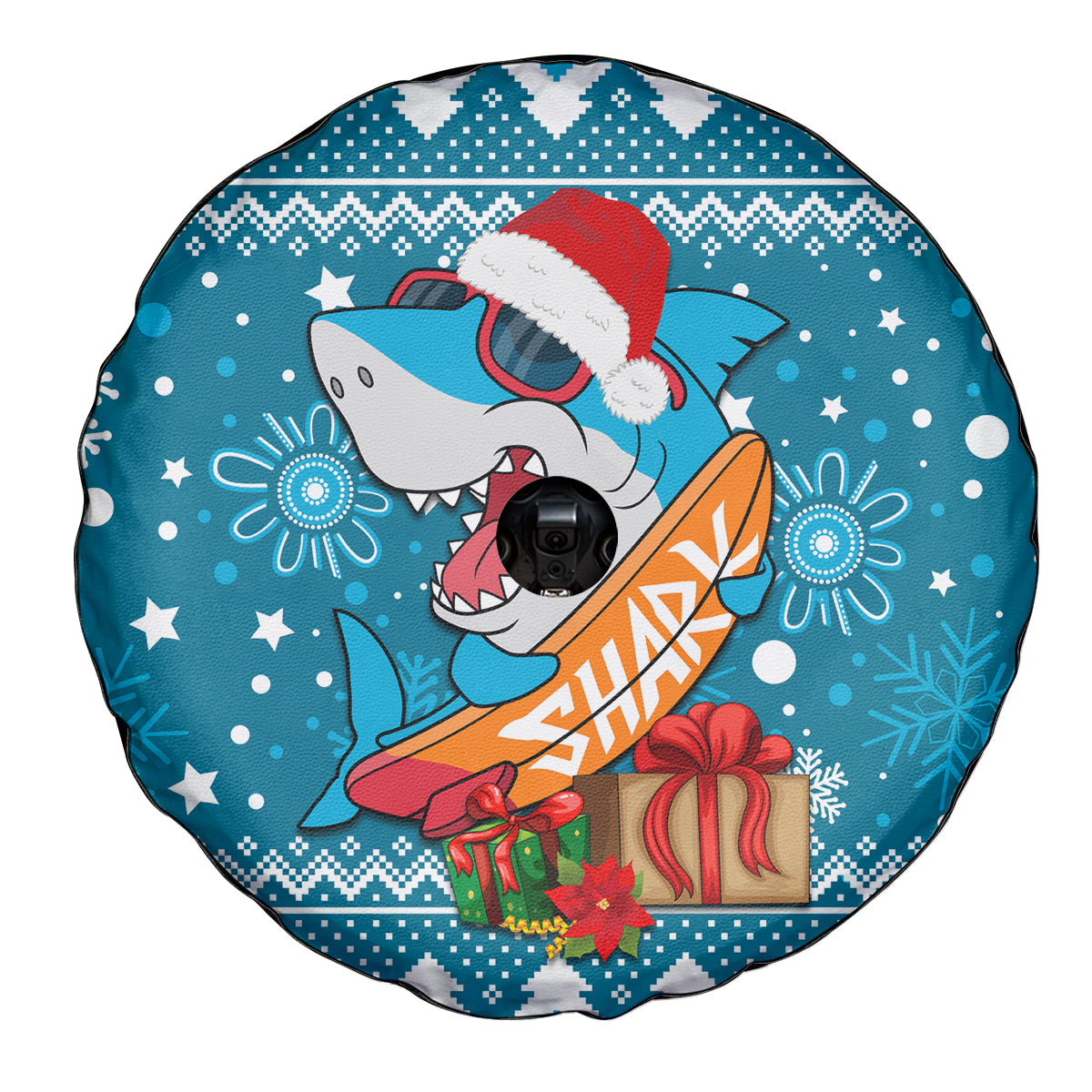 sharks-rugby-spare-tire-cover-chirstmas-vibe-2023