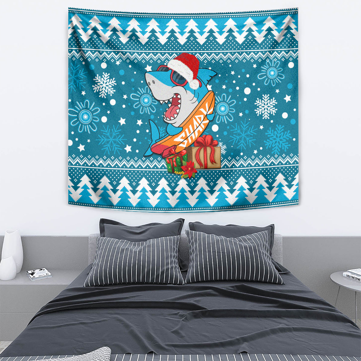 sharks-rugby-tapestry-chirstmas-vibe-2023