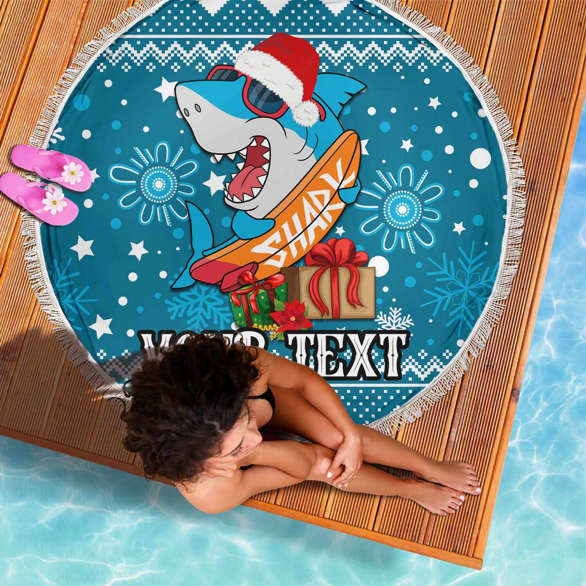 custom-sharks-rugby-beach-blanket-chirstmas-vibe-2023