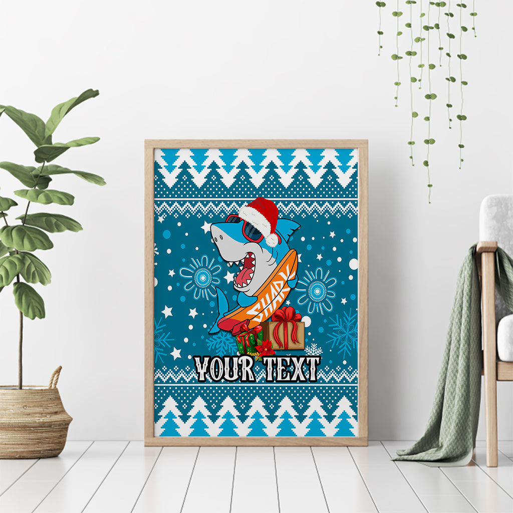 custom-sharks-rugby-canvas-wall-art-chirstmas-vibe-2023