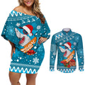 custom-sharks-rugby-couples-matching-off-shoulder-short-dress-and-long-sleeve-button-shirt-chirstmas-vibe-2023