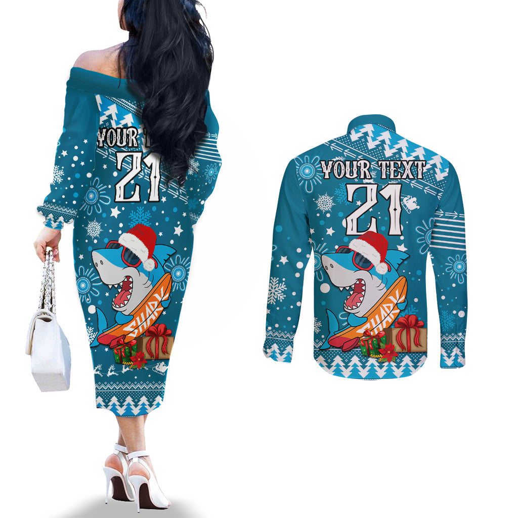 custom-sharks-rugby-couples-matching-off-the-shoulder-long-sleeve-dress-and-long-sleeve-button-shirt-chirstmas-vibe-2023