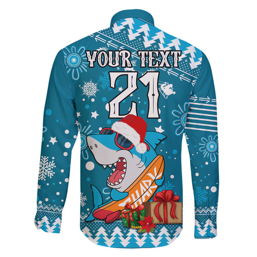 custom-sharks-rugby-family-matching-off-shoulder-short-dress-and-hawaiian-shirt-chirstmas-vibe-2023